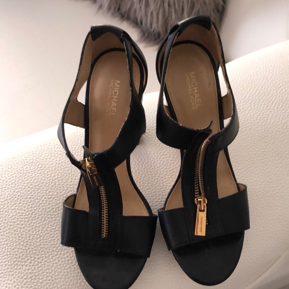 Black Michael Kors high heels